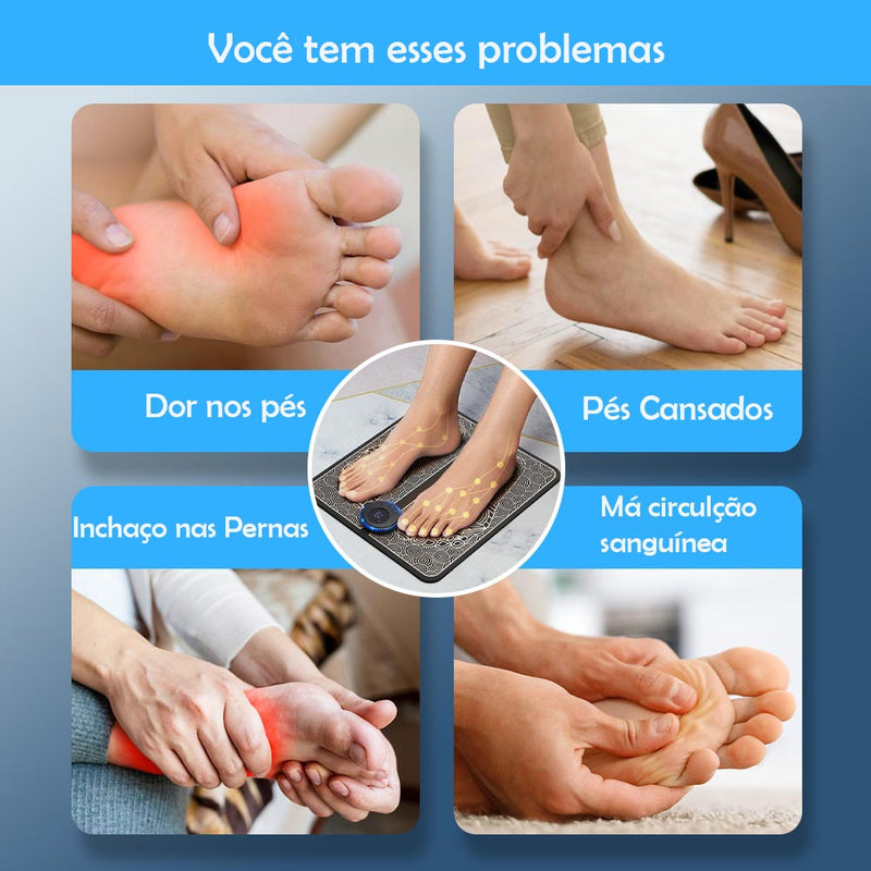 Massageador de Pés Portátil + Super Brinde